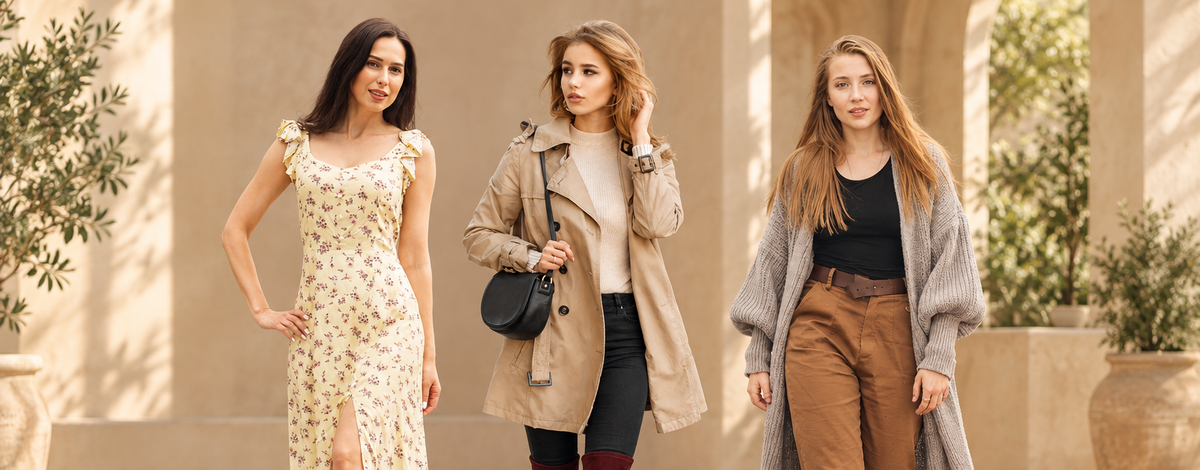 Regular Fit collection banner based on product images