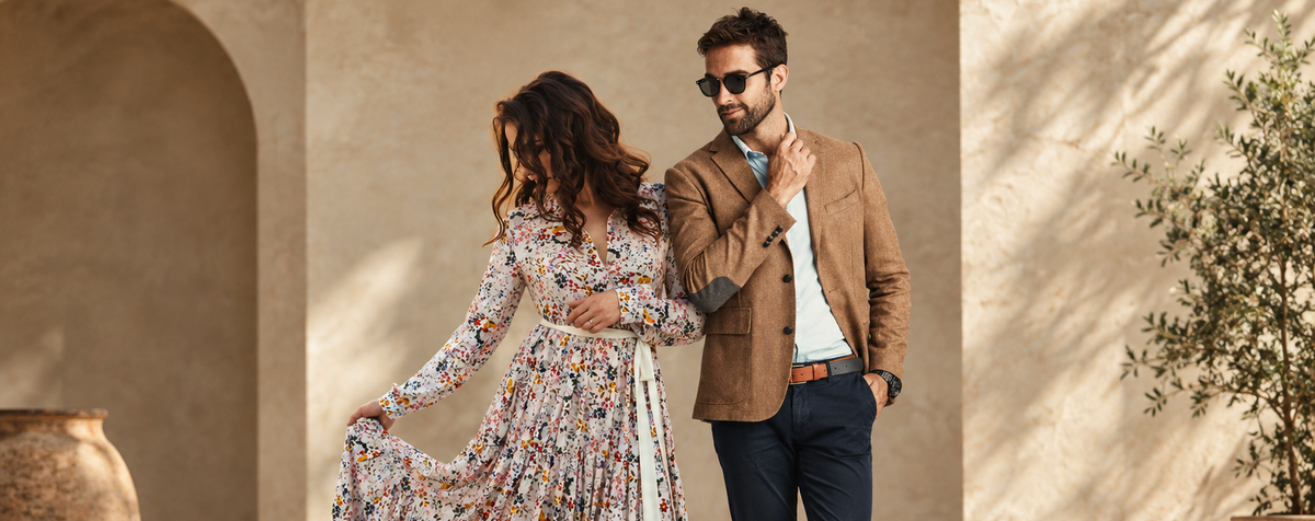 Trending collection banner with two models