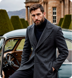 Modern Wool Overcoat