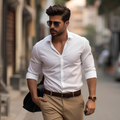 Slim Fit Cotton Dress Shirt
