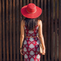Women's Printed Halter Neck Dress