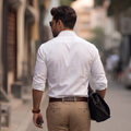 Slim Fit Cotton Dress Shirt