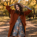 Autumn Bloom Rust Dress