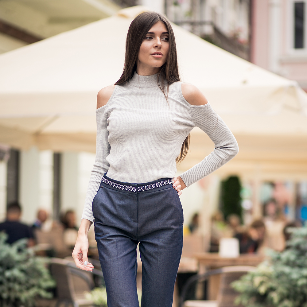 Ribbed Long Sleeve Top