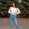 Slim-Fit Off-Shoulder Top