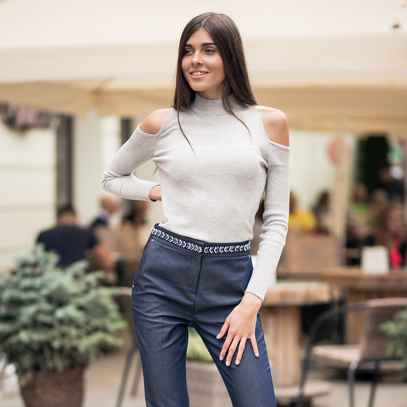 Ribbed Long Sleeve Top