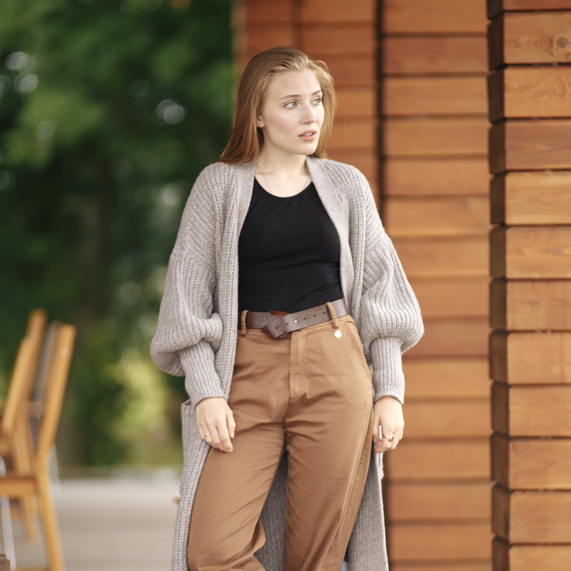 Regular-Fit Cardigan Set