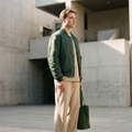Jacket & Wide-Leg Trousers
