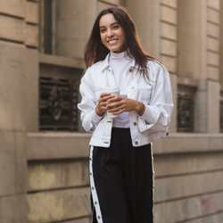 Oversized Striped Shirt