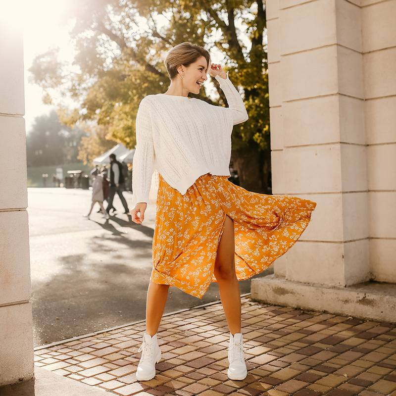 Wide-Leg Trouser Set