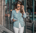 Classic Striped Cotton Shirt
