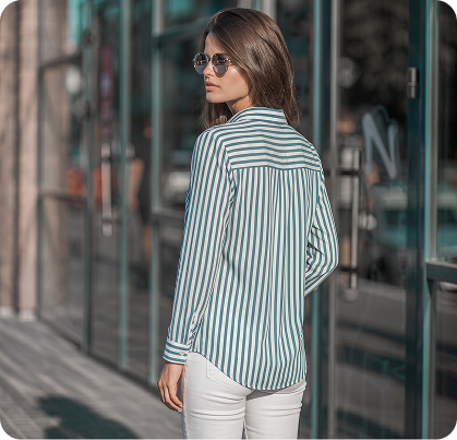 Classic Striped Cotton Shirt