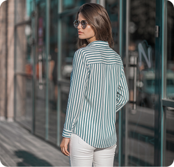 Classic Striped Cotton Shirt
