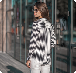 Classic Striped Cotton Shirt