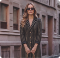 Classic White Belted Shirt Dress
