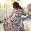 Classic Floral Maxi Dress