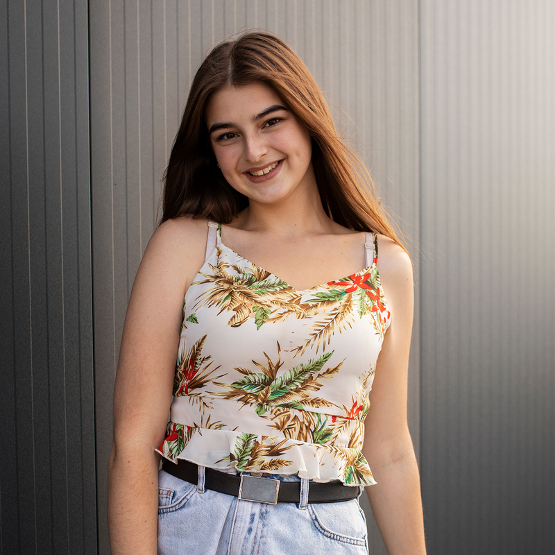 Tropical Summer Cami Top