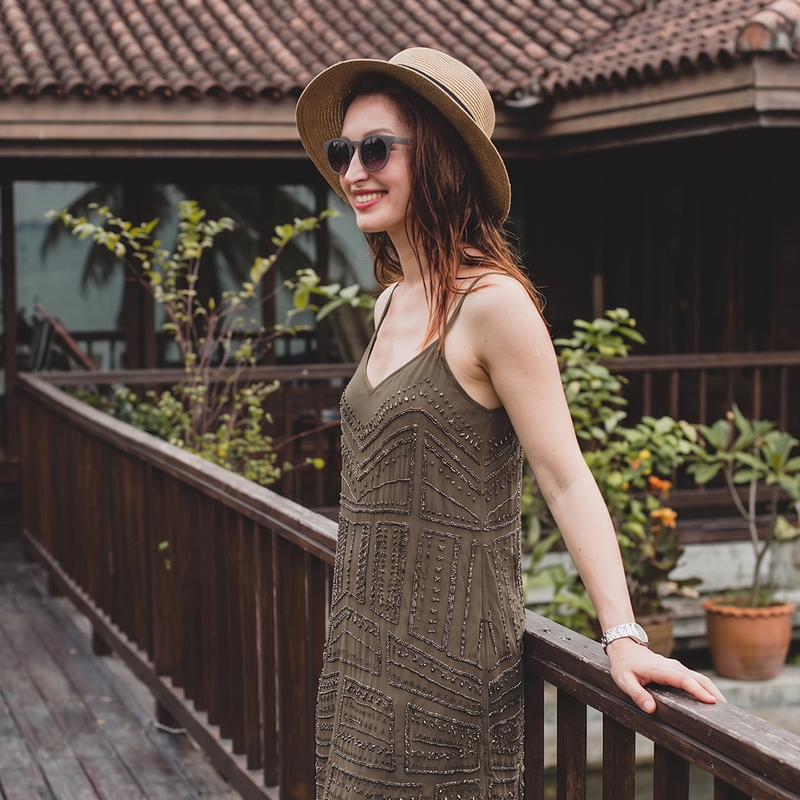 Boho Crochet Mini Dress
