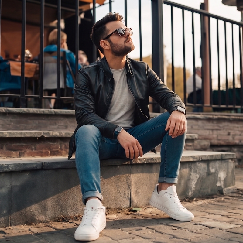 Premium Suede Bomber Jacket