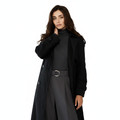 Black Trench Coat Outfit