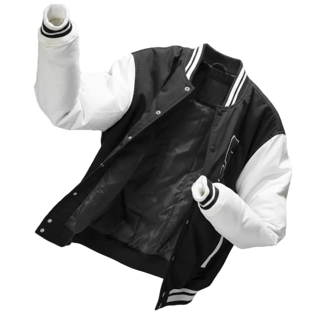 Black White Varsity Jacket