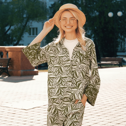 Botanical Coord Set - Sage Green
