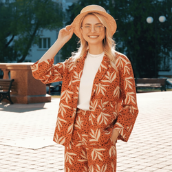 Botanical Coord Set - Terracotta