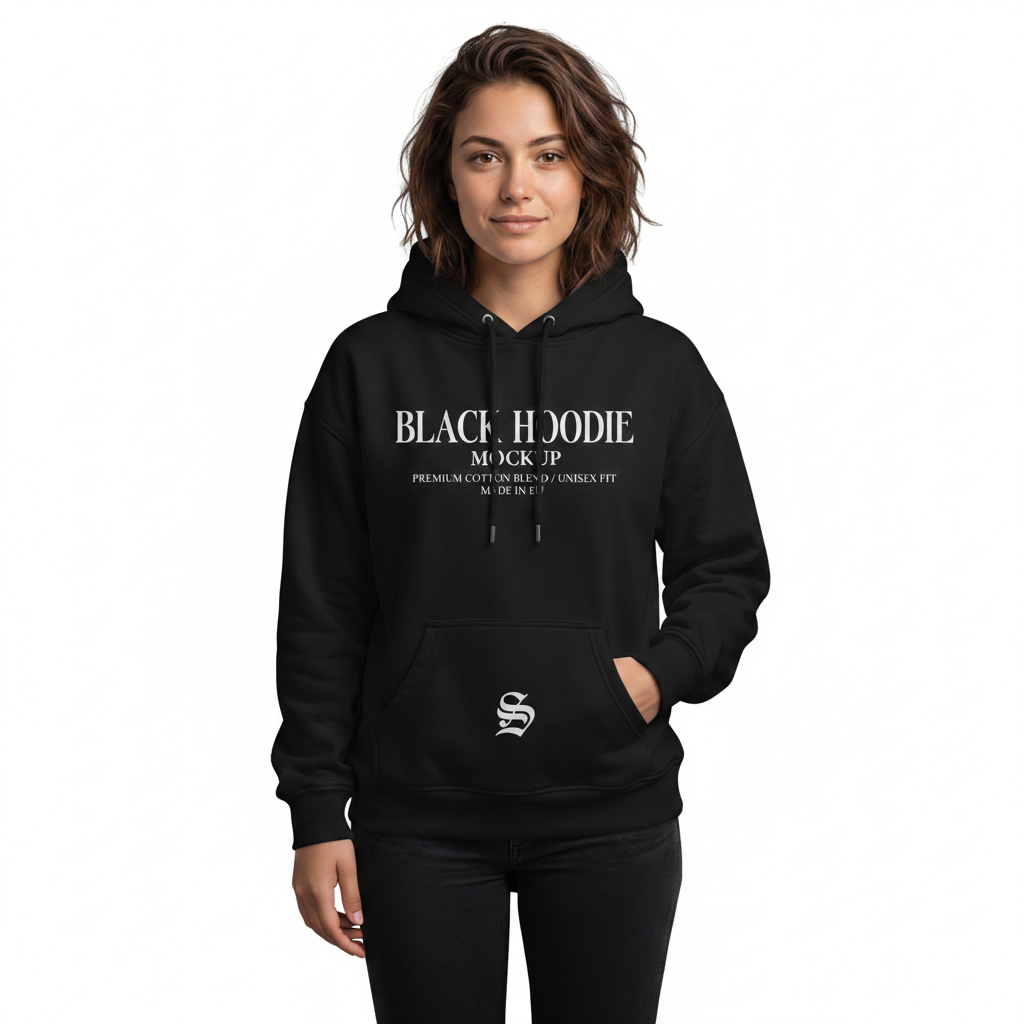 Hoodie - Black 1000x1000