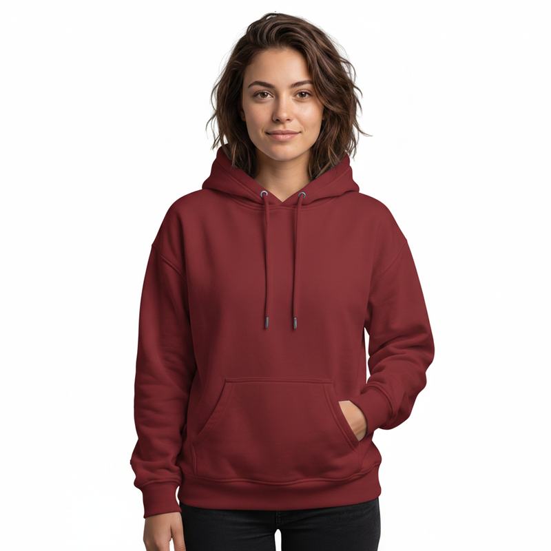 Hoodie - Maroon 1000x1000