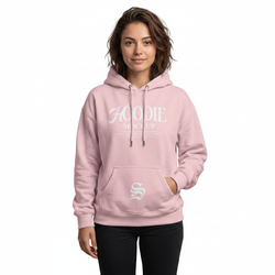 Hoodie - Pastel Pink Female Model