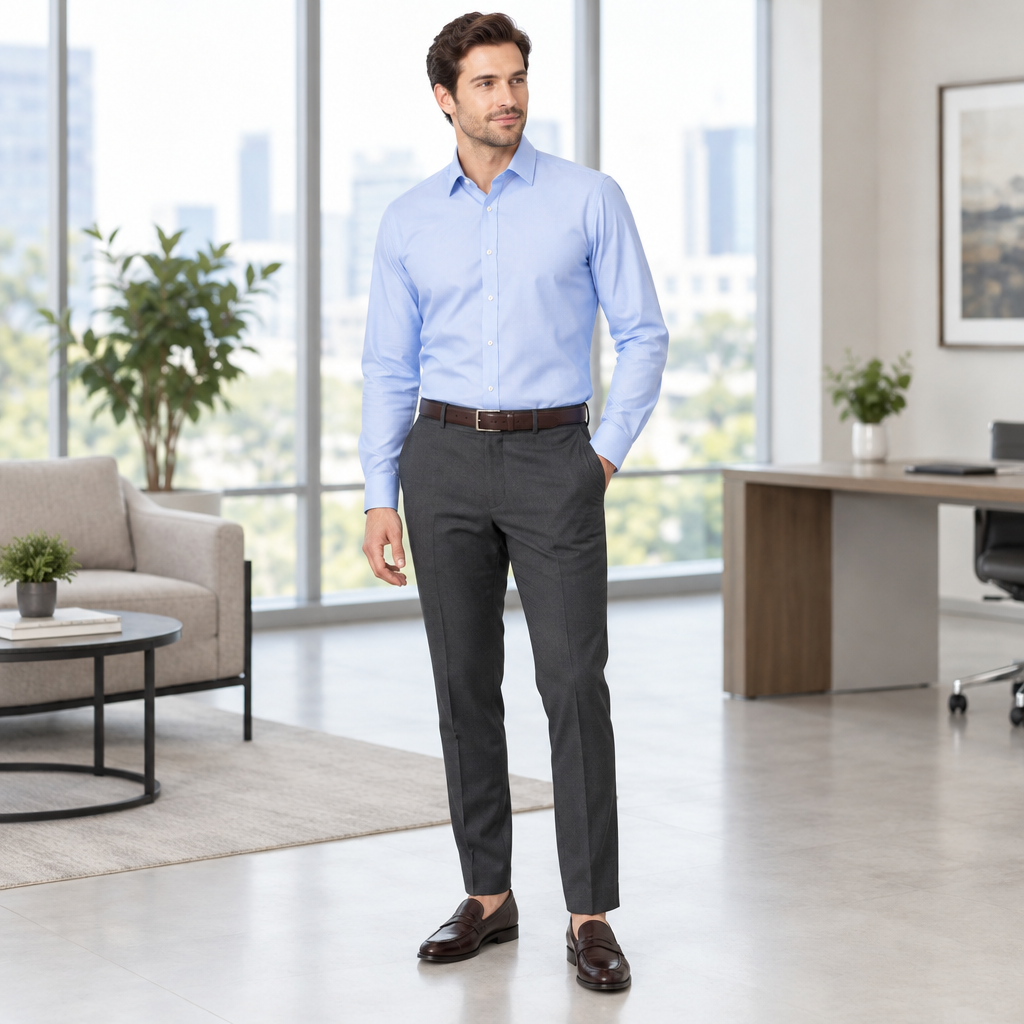 Men’s office-wear outfit