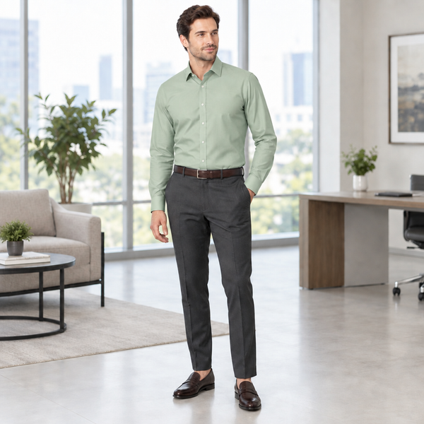 Men’s sage office shirt