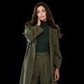Olive Green Trench Coat Outfit