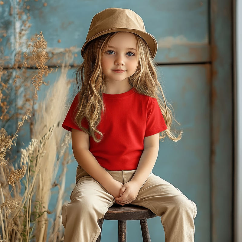 Red T-Shirt Kids Fashion