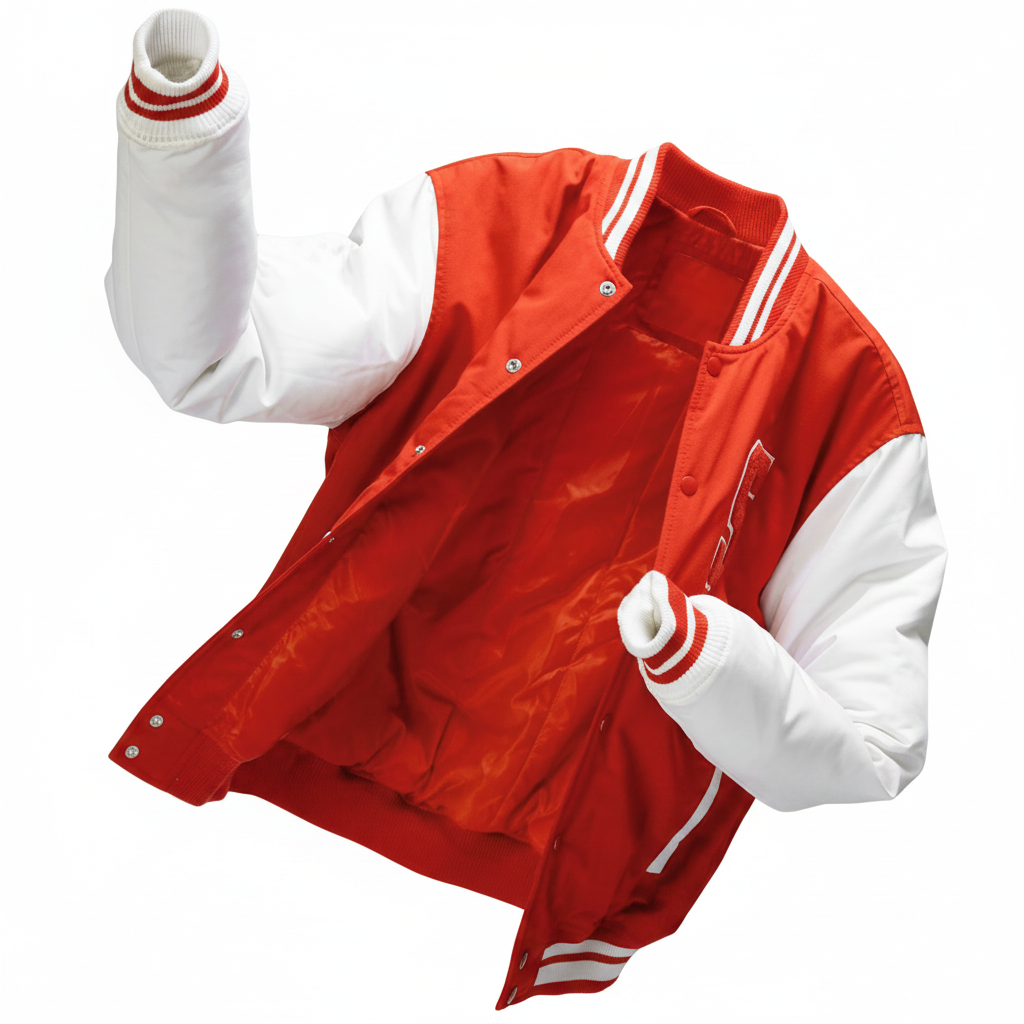 Red White Varsity Jacket
