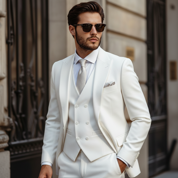 White Formal Suit Variant